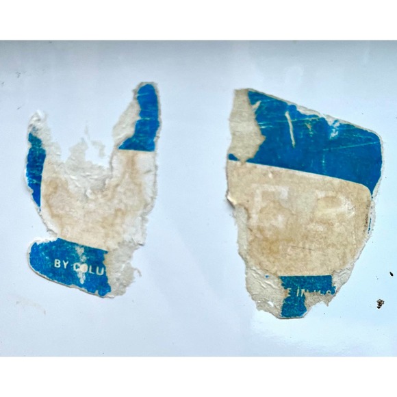 Rustic Vintage White and Red Enamelware Lidded Stock Pot, Large Container - Picture 5 of 10